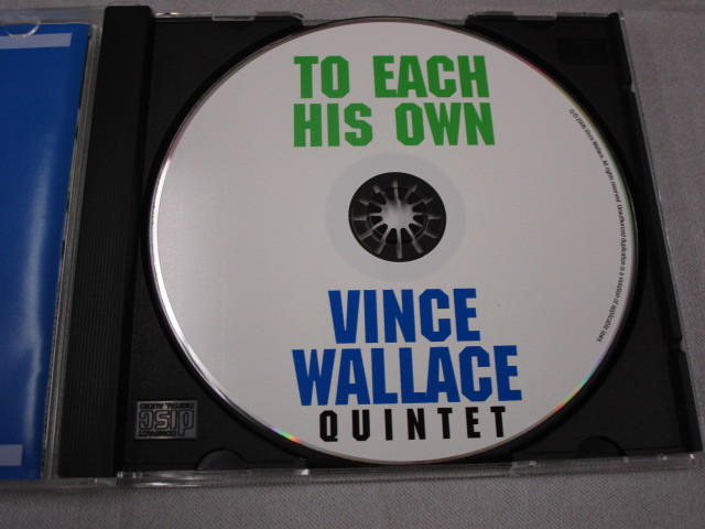 【CD】VINCE WALLACE QUINTET / TO EACH HIS OWN_画像4