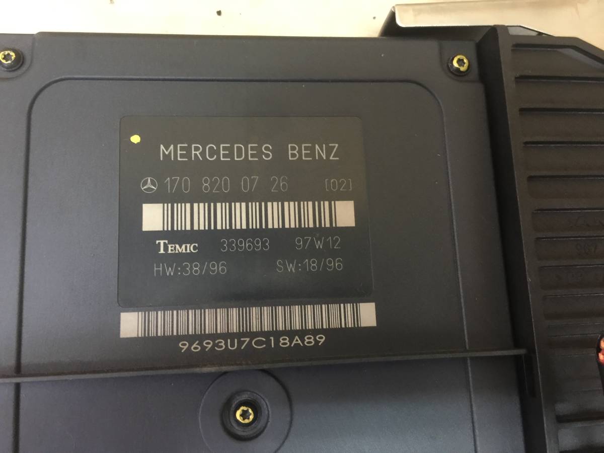  Mercedes * Benz SLK230 compressor body control unit roof computer color 744 trim 227A R170 previous term 