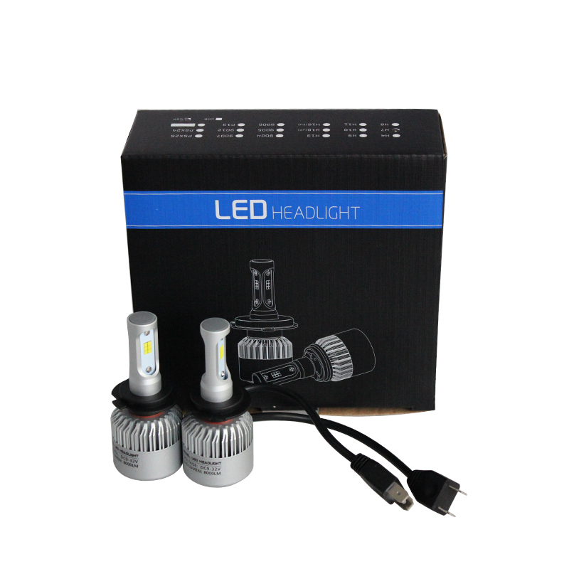 LED ヘッドライト HB3 9005 CSP全面発光チップ フォグランプ兼用 36W 6500K 一体型設計(S2)_画像1