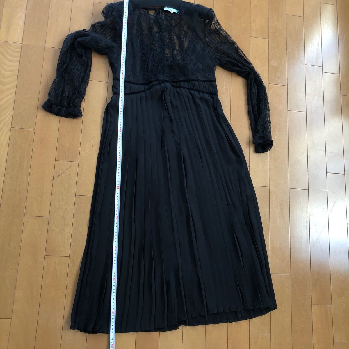 Paypayフリマ Zara 黒 長袖レース ロングワンピース Paypayフリマ Zara 黒 長袖レース ロングワンピース
