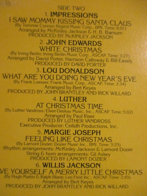 VA ： Funky Christmas LP // 1976 ファンキー クリスマス / Lou Donaldson / John Edwards / Luther Vandross / Margie Joseph_画像4