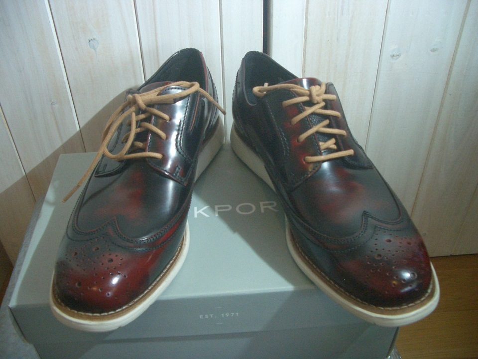 送料込 新品 ROCKPORT ロックポート 25cm TMSD WINGTIP CH4316 トータルモーション スポーツドレス ウィングチップ 定価24200円 送料無料