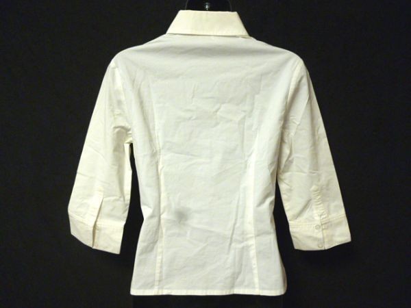  including postage! made in Japan * marks li feed b* refreshing white color! stylish 7 minute sleeve shirt /M