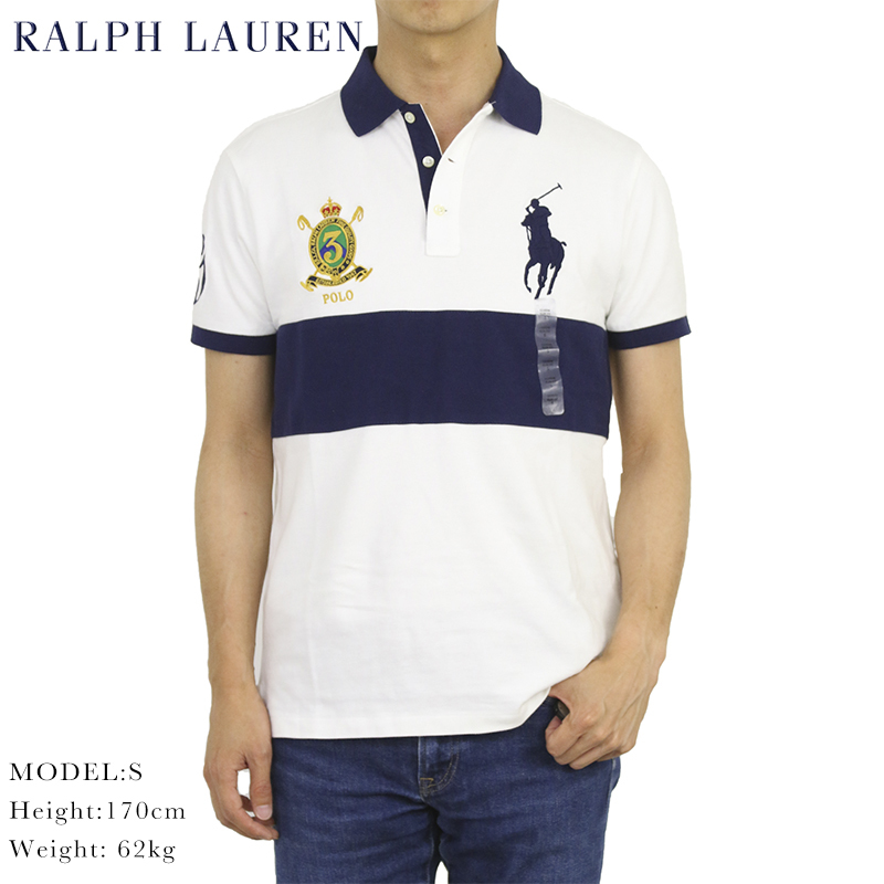 新品 アウトレット 3338 Lサイズ 半袖 シャツ polo ralph lauren ポロ ラルフ ローレン ビッグポニー 鹿の子_画像1