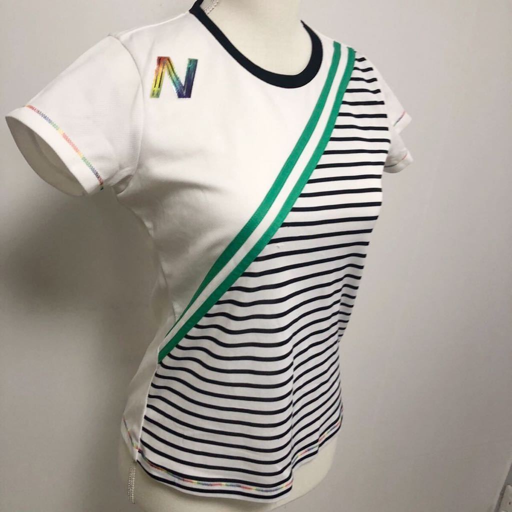 ニューバランス new balance レディース　Tシャツ 2枚セット　丸首　テニスウェア　ランニング　M L 白Tシャツ