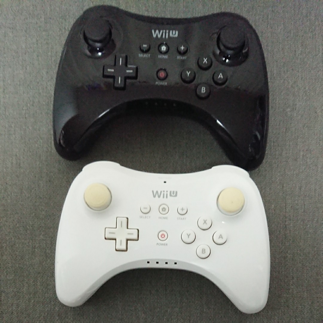 最終値下げ Wii U PROコントローラー 2っ 純正品 充電ケーブル1っセット