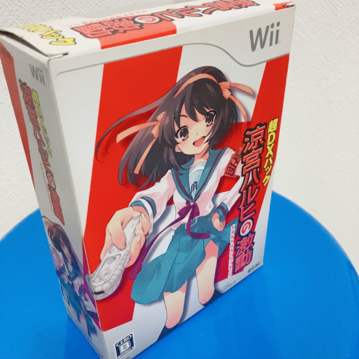 Wii 涼宮ハルヒの激動 超DXパック 同梱未開封フィギュア付き