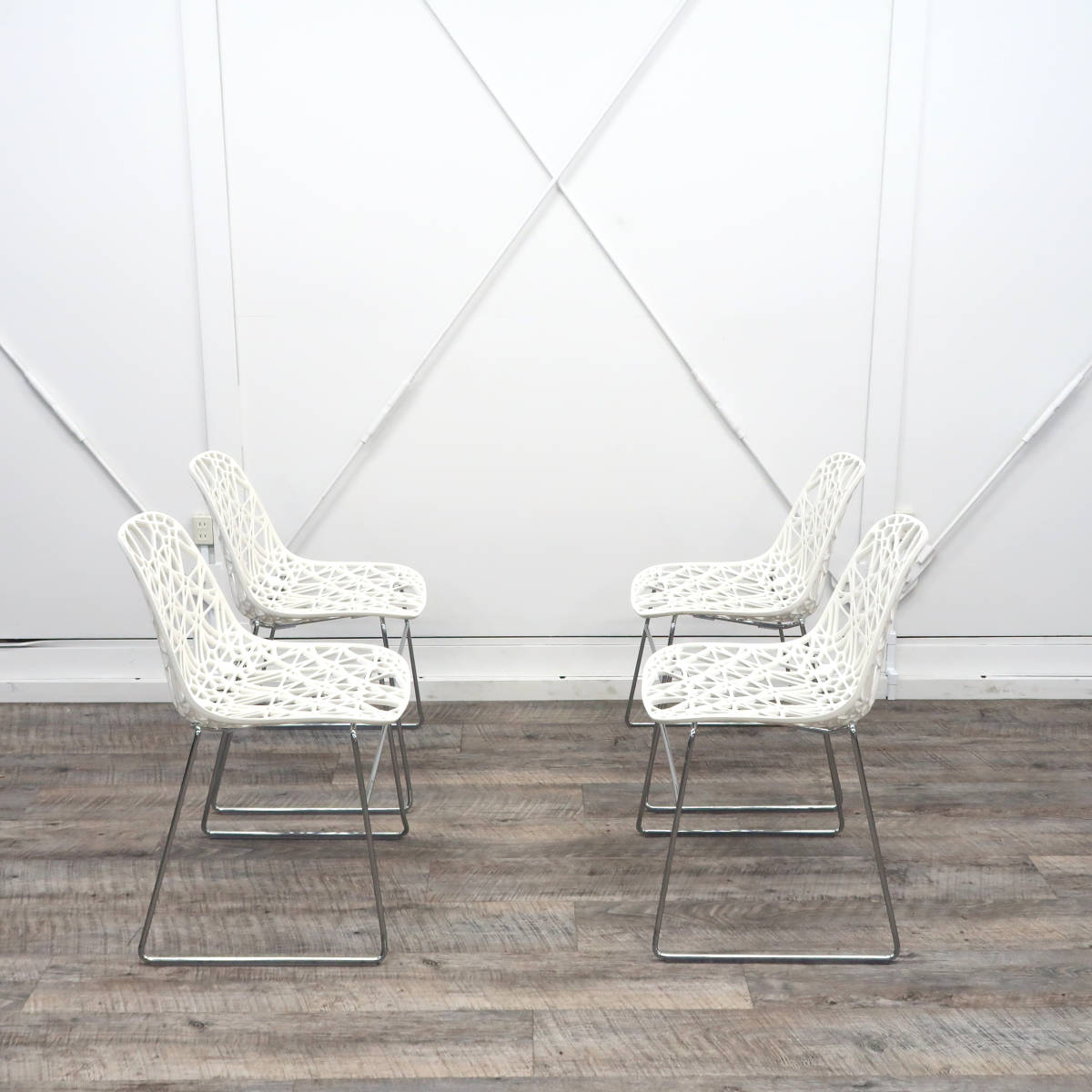 4脚セット】CRASSEVIG /クラスヴィッグ Nett Armless Chair