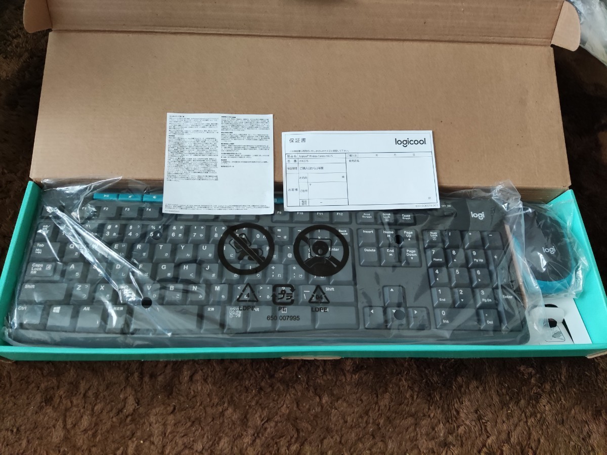 Logitech　MK275　ワイヤレス　マウス　キーボード　セット