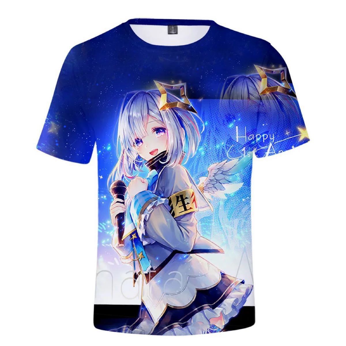 ホロライブ　天音かなた　Tシャツ フルグラフィックTシャツ