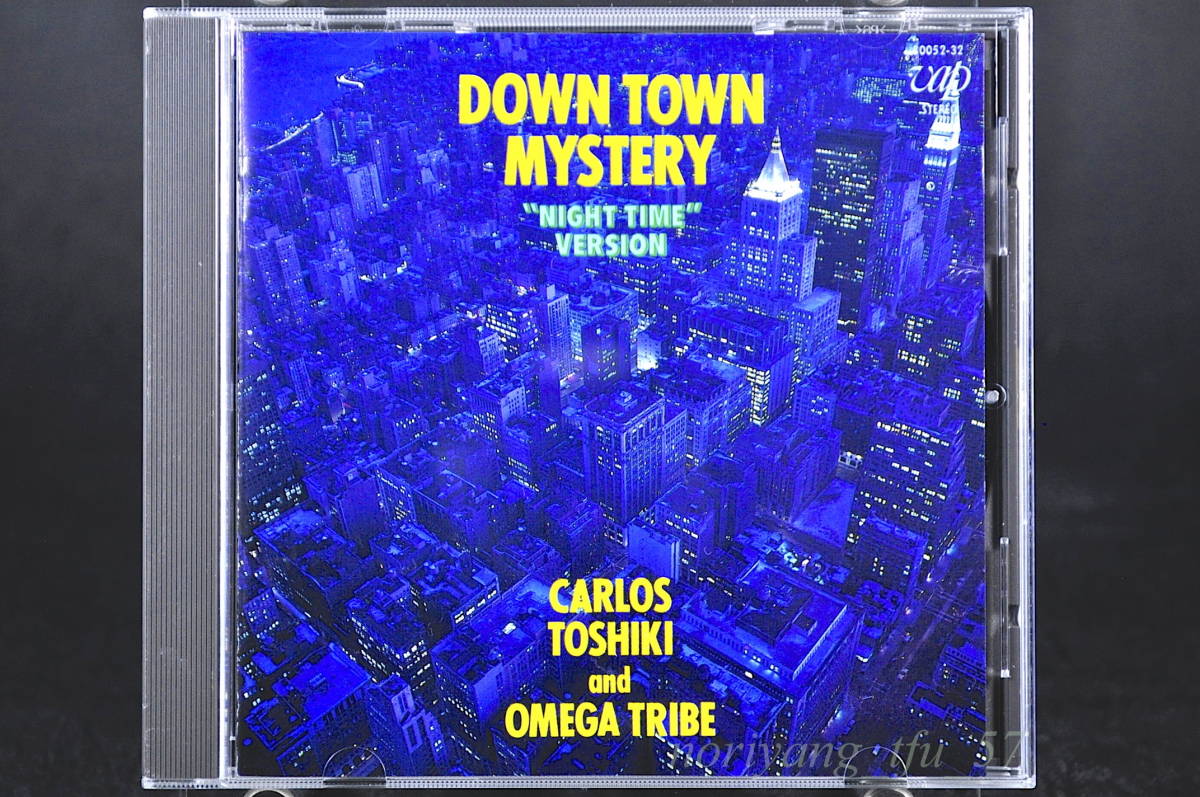 税表記なし☆ カルロス トシキ&オメガトライブ ダウン タウン ミステリー / DOWN TOWN MYSTERY ■88年盤9曲 CD アルバム 80052-32 美品!!_画像1