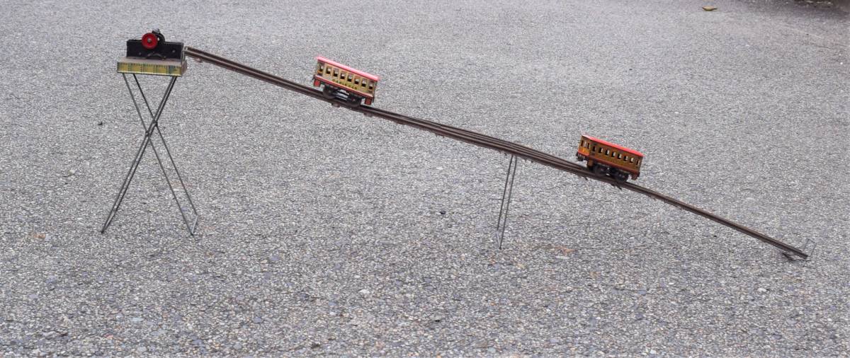 箱入り　A.1 TOYS 戦前 ブリキ おもちゃ ケーブルカー made in Japan 日本製 玩具 ゼンマイ式 Japan TIN TOYS CABLE CAR_画像3