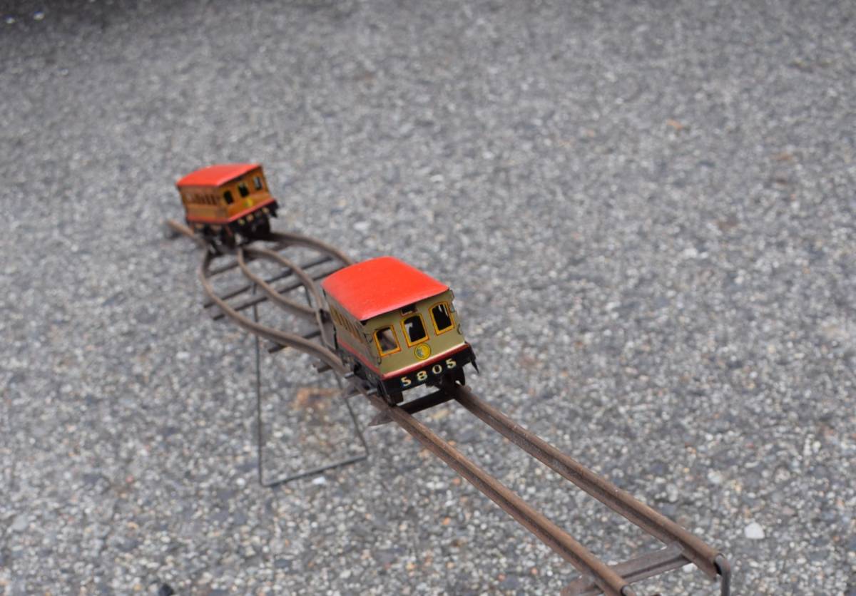 箱入り　A.1 TOYS 戦前 ブリキ おもちゃ ケーブルカー made in Japan 日本製 玩具 ゼンマイ式 Japan TIN TOYS CABLE CAR_画像6