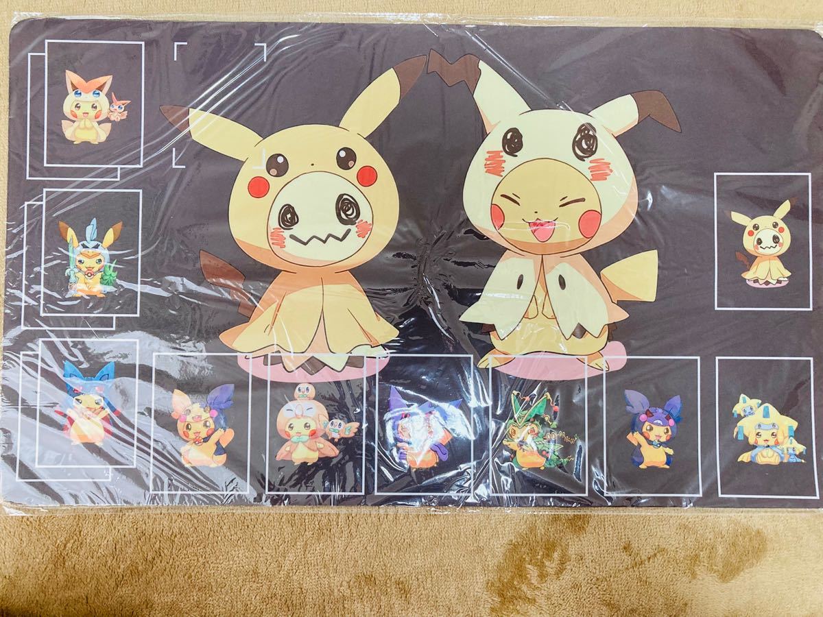 ポケモン ミミッキュ ピカチュウ 希少色 プレイマット マウス ポケモン ミミッキュ ピカチュウ 希少色 プレイマット マウス