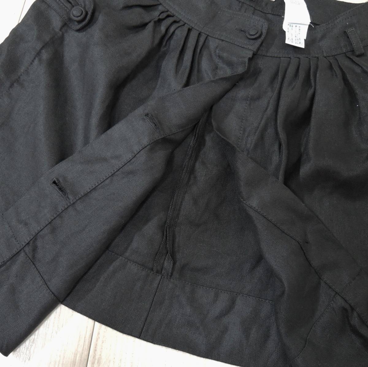  See by Chloe SEE BY CHLOE лен 100%linen flair юбка женский 38 низ черный 5954