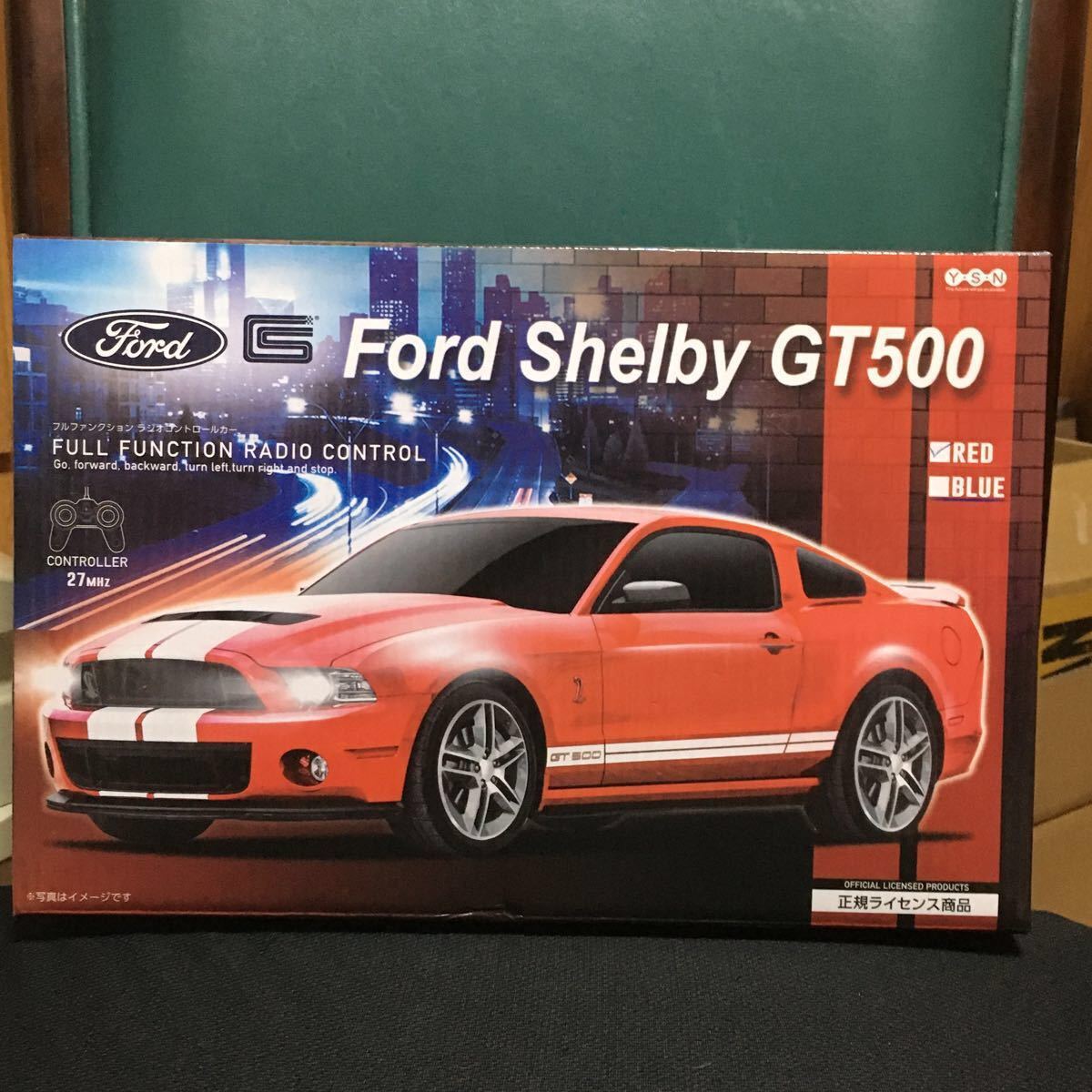 ラジオコントロール ラジコン カー FORD Sherby GT500 カラー:レッド