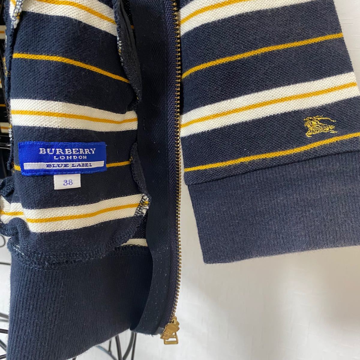 最大93%OFFクーポン BURBERRY ブルーレーベル半袖パーカー 38 美品