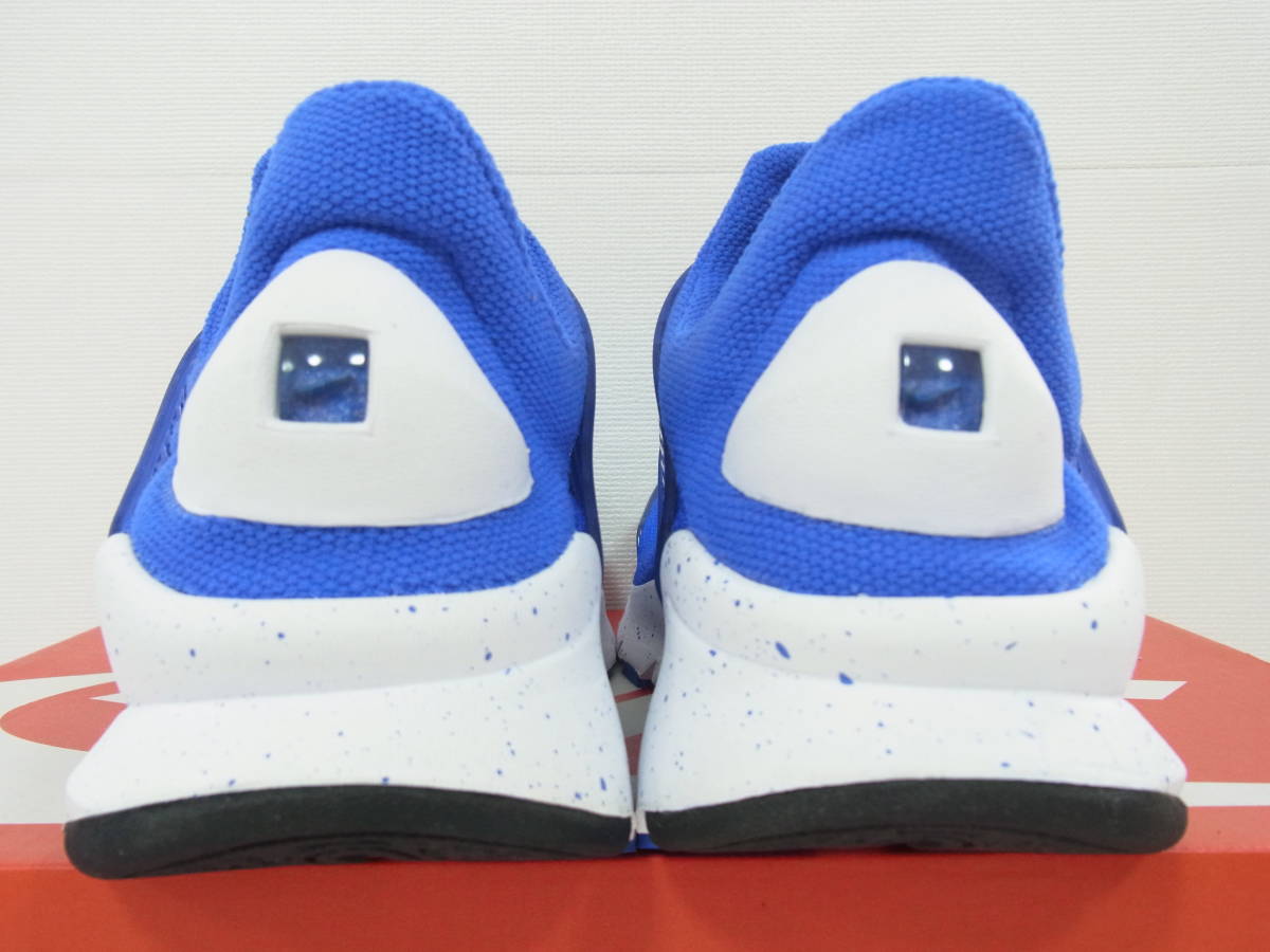 新品箱付 16年製 2016 NIKE SOCKDART SOCK DART SE RACER BLUE WHITE ナイキ ソックダート レーサー ブルー ホワイト 833124-401 25cm US7_画像4