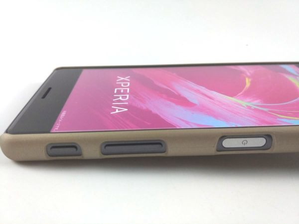 Xperia X Performance so-04H ハードケース カバー シンプル ゴールド_画像3