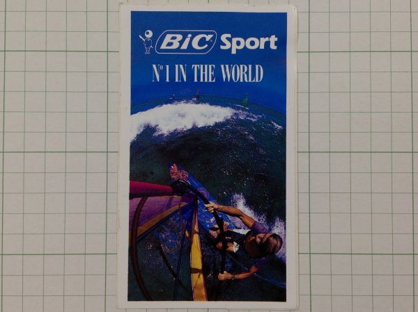 フランスのステッカー：Bic ペン サーフィン ビンテージ 車 +Ob