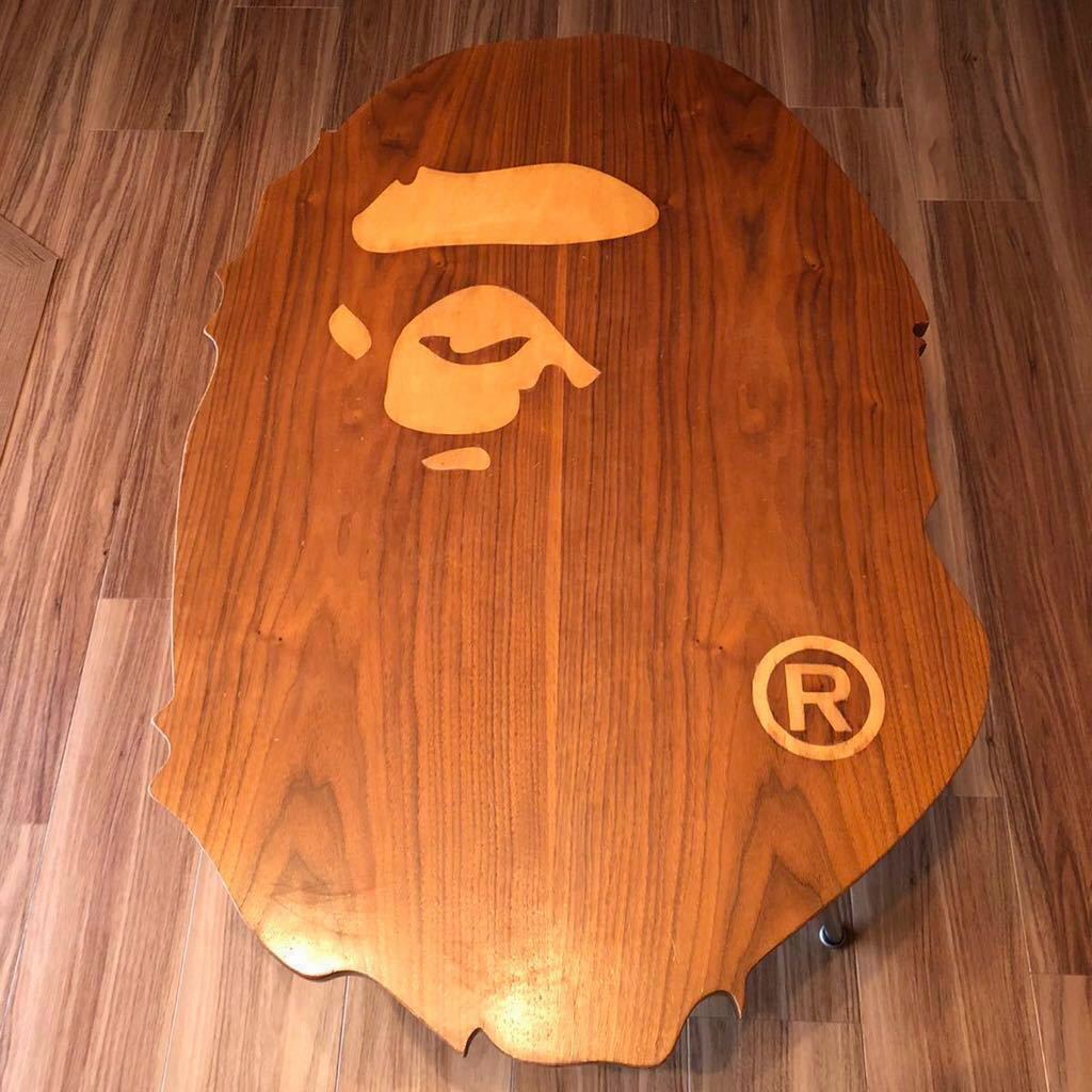 MODERNICA × APE HEAD COFFEE TABLE a bathing ape モダニカ エイプ ベイプ CASE STUDY SHOP テーブル 机 椅子 kaws カリモク カニエnigo_画像1