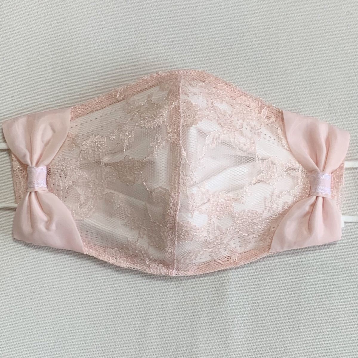 ハンドメイド　立体インナー　summerカバー　pink & white  ２枚