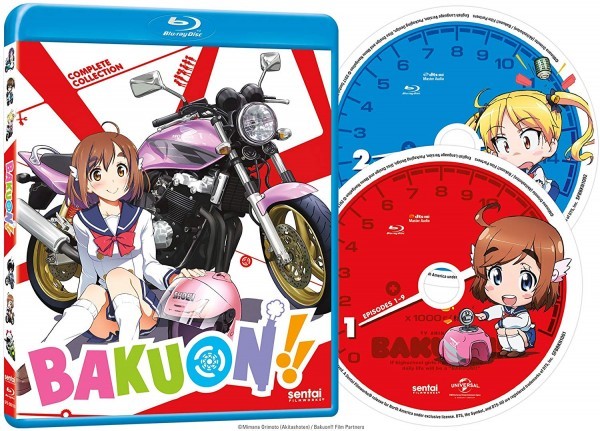 【送料込】ばくおん!! 全12話 (北米版 ブルーレイ) Bakuon!! blu-ray BD