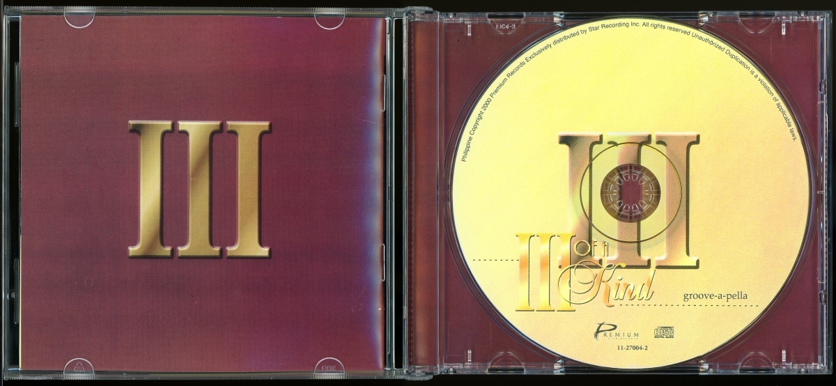 【CD/R&B/ゴスペル】III Of A Kind - Groove-a-Pella ＜フィリピン産 R&B＞ 激レア！ [試聴]_画像6