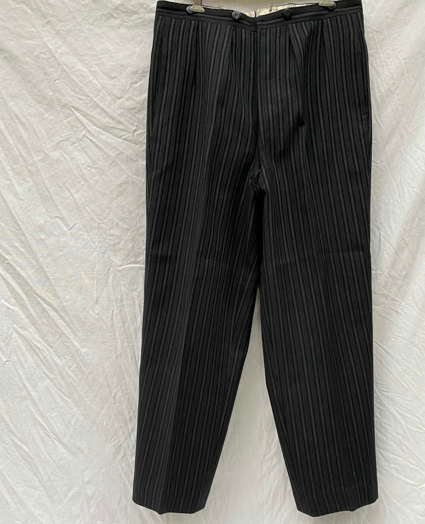 【ィンテージ】 ヤフオク! - 昭和初期 戦前 ストライプ 縞 スラックス パンツ... スラックス