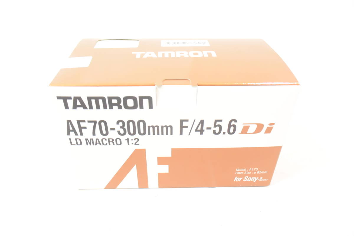日本卸し売り 【新品】 タムロン TAMRON 望遠ズームレンズ AF70-300mm F4-5.6 Di MACRO ソニー用 Aマウント A17S