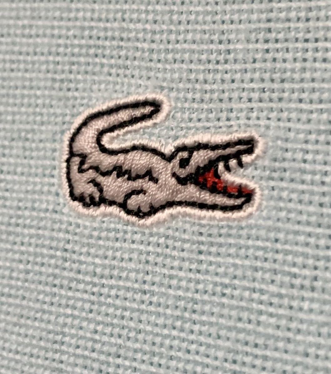 LACOSTE ラコステ　銀ラコ 銀ワニ ボタンダウン　ポロシャツ 刺繍ロゴ_画像4