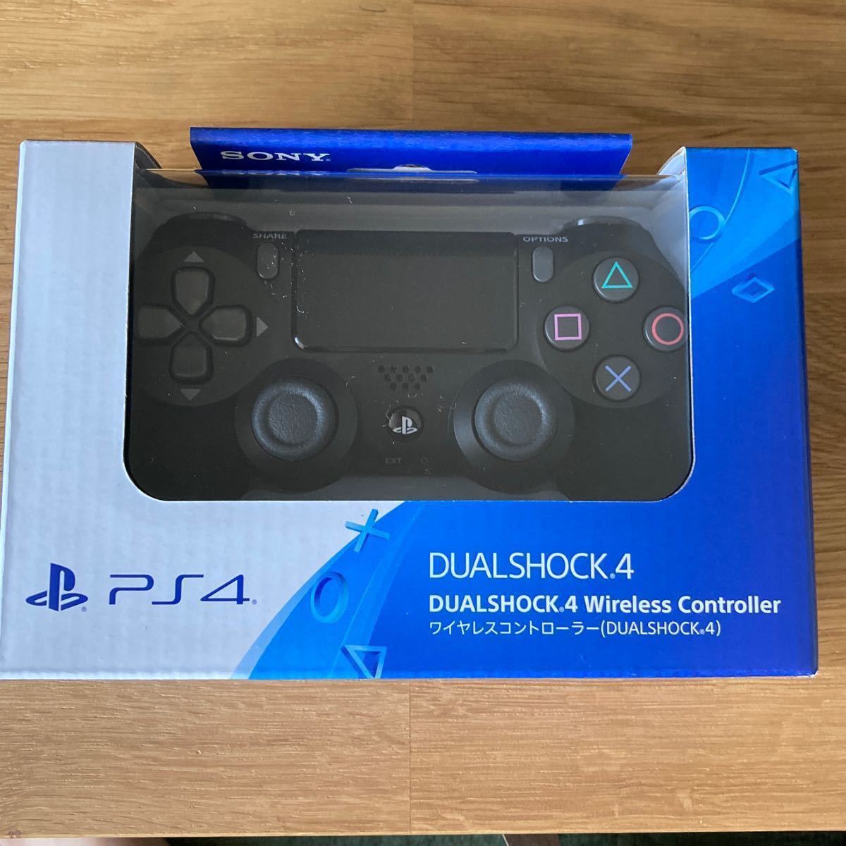 新品　純正　ワイヤレスコントローラー PS4 ジェットブラック デュアルショック4 SONY DUALSHOCK4 