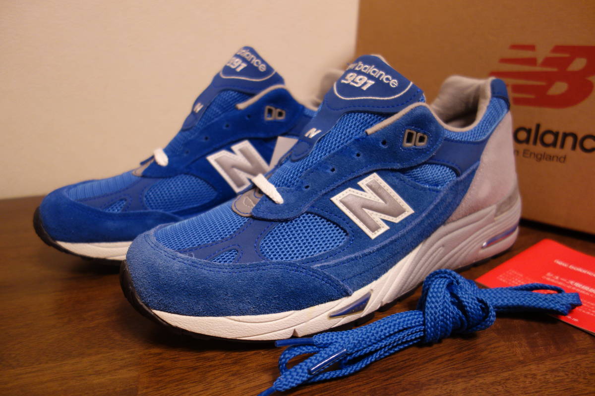 新品未使用 New Balance M991 BLW 26cm UK ENGLAND 青 576 990 992 993 995 996 997 998 1300 1400 1500 USA GNB AFL GMC BHR NNN SE GWR_画像1