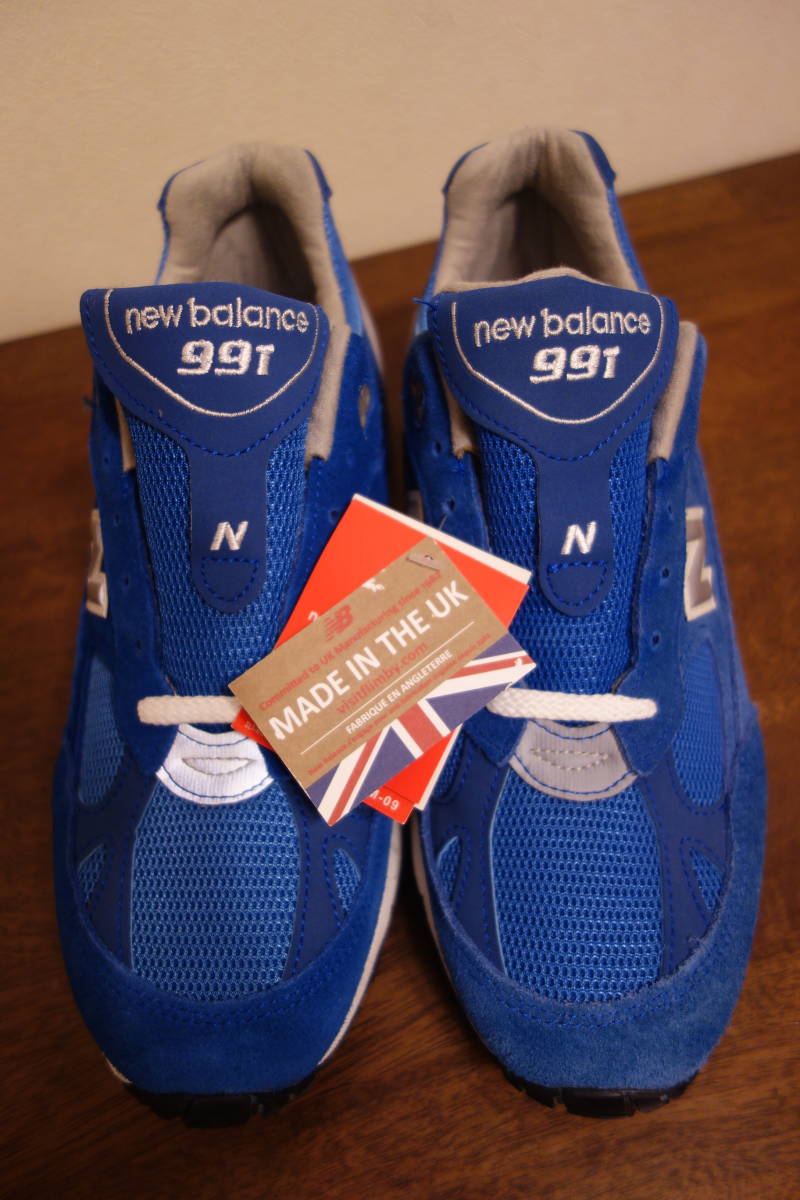 新品未使用 New Balance M991 BLW 26cm UK ENGLAND 青 576 990 992 993 995 996 997 998 1300 1400 1500 USA GNB AFL GMC BHR NNN SE GWR_画像2