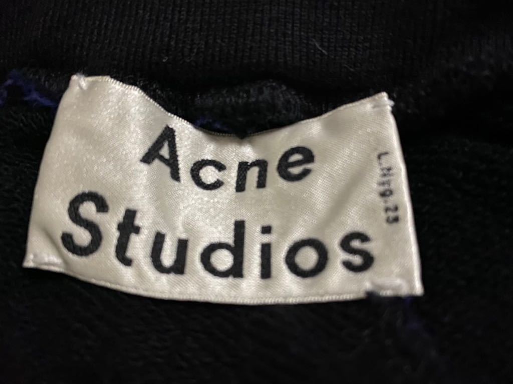 ★Acne Studios ショートパンツ S 美品 アクネ ネイビー×ブラック_画像7