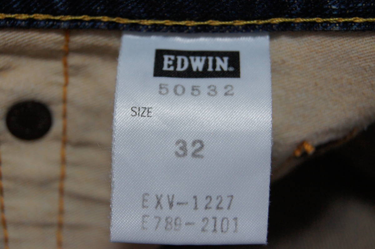  Edwin EDWIN NEW VINTAGE 50532 половина Denim W32 (#169)