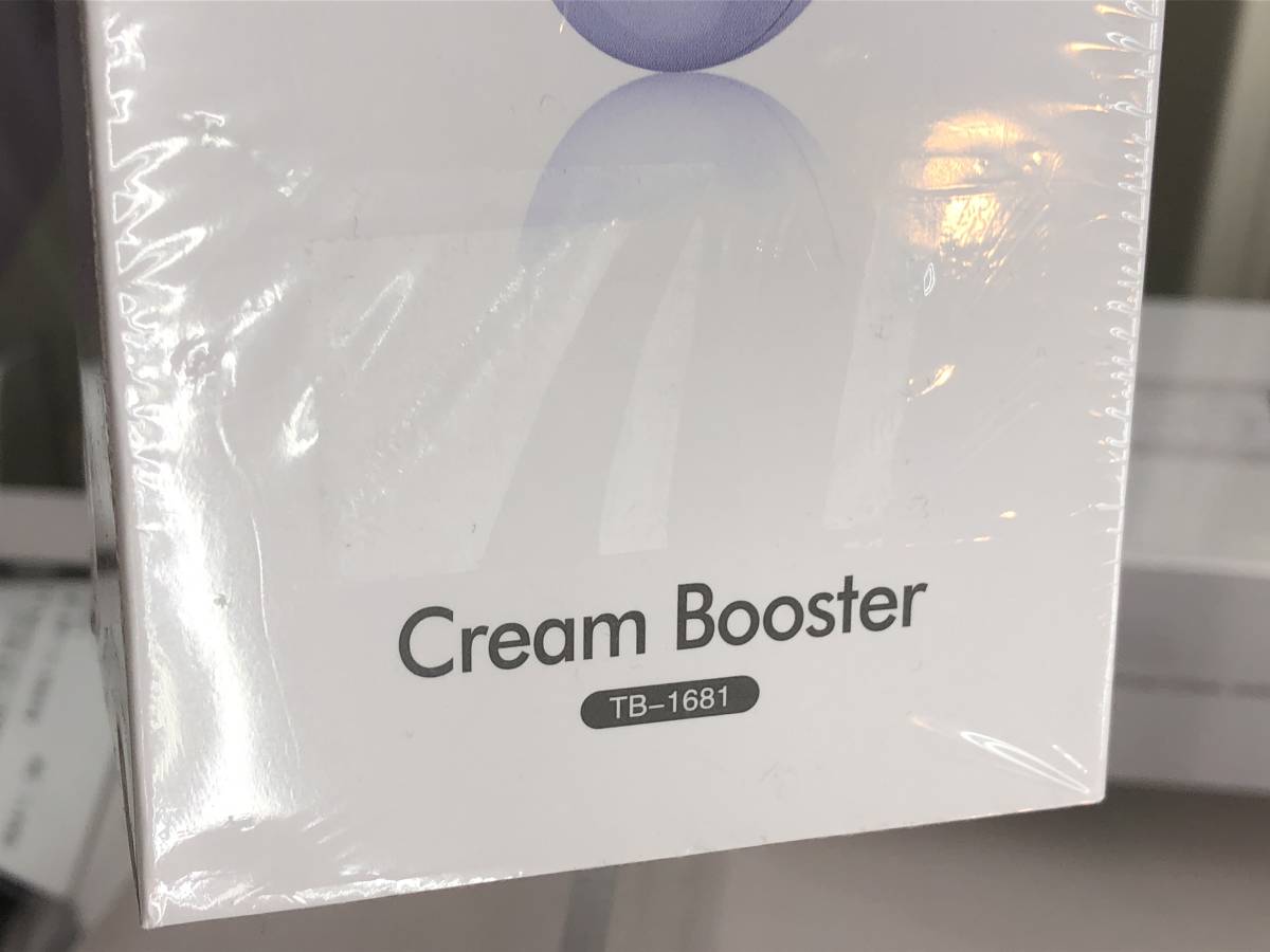 未開封 TOUCH Beauty CreamBooster クリームブースター TB-1681 超音波美顔器 イオン導入 導出 クレンジング 保湿 乾電池式 SS-845555_画像5