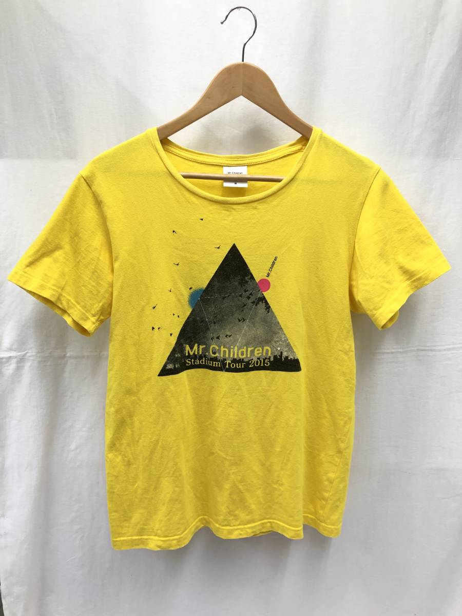 Aucru Com Mr Children ミスターチルドレン スタジアムツアー 15 未完 Tシャツ M イエロー ツアー グッズ ライブ ミスチル Aucru Com Mr Children ミスターチルドレン スタジアムツアー 15 未完 Tシャツ M イエロー ツアー グッズ ライブ ミスチル
