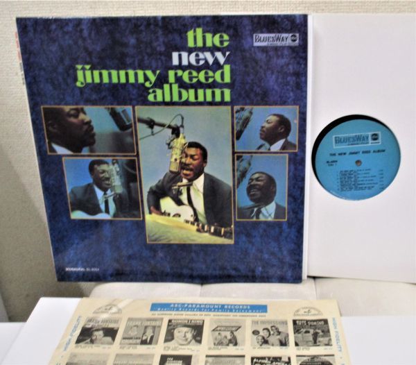 Blues RARE MONO LP * Jimmy Reed / The New Jimmy Reed Album [ US ORIG\'67 Bluesway BL-6004 ] coating 