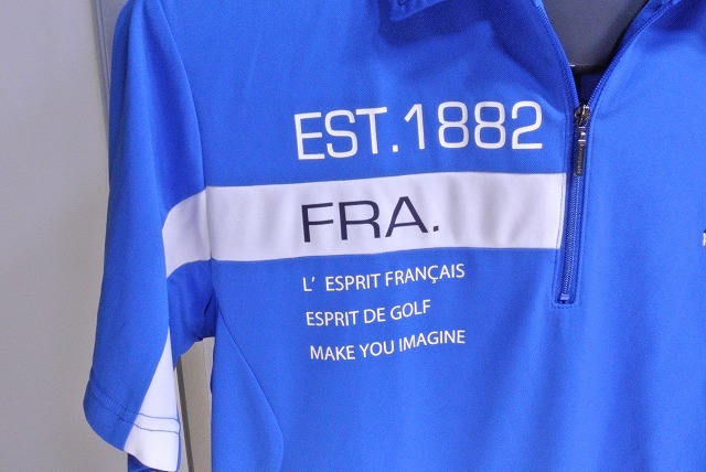 le coq sportif golf collection　ルコック　ゴルフ　コレクション　ブルー系色　良品！_画像5