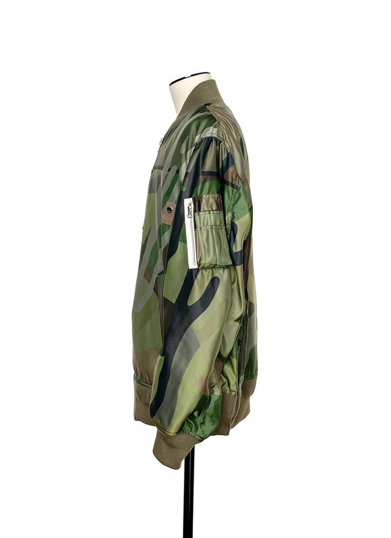 特価 sacai x KAWS MA-1 Blouson MULTI サイズ2 abamedyc.com