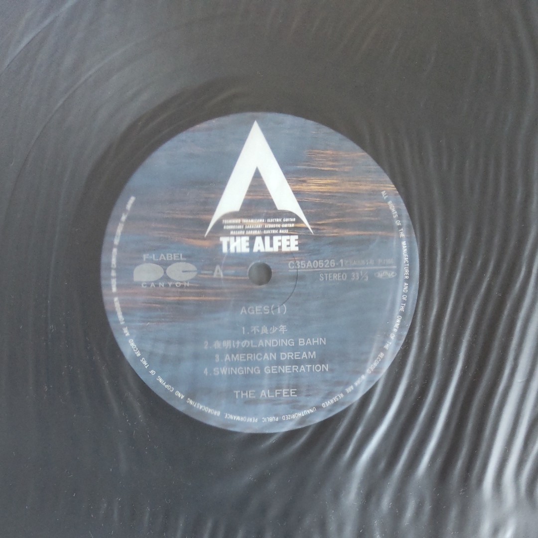 THE ALFEE　AGES　LPレコード