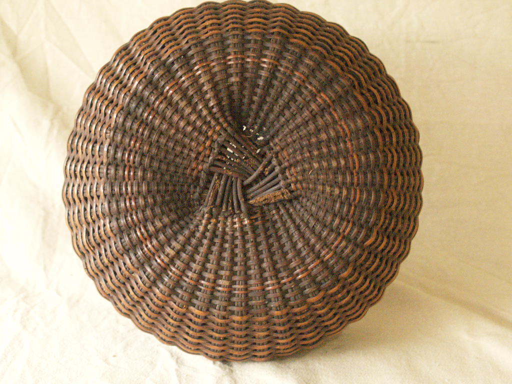 低価高評価 ヤフオク! - 明治 大正時代 漆塗竹編炭斗籠26cm 竹製 炭取 花... 国産正規品