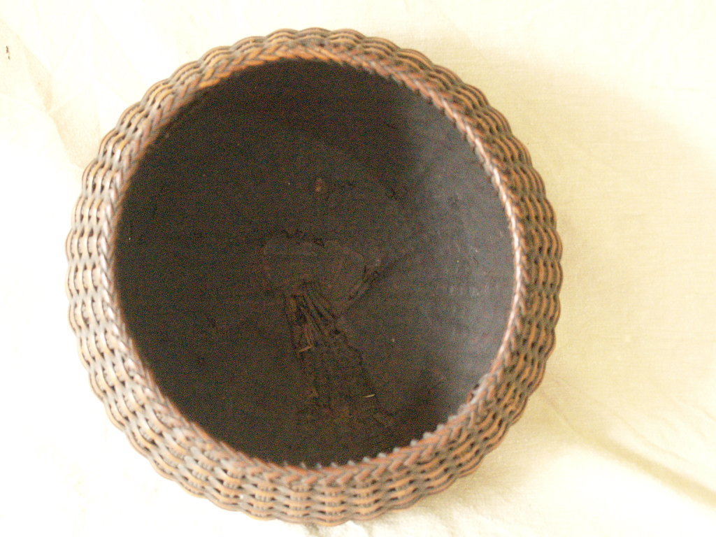 低価高評価 ヤフオク! - 明治 大正時代 漆塗竹編炭斗籠26cm 竹製 炭取 花... 国産正規品