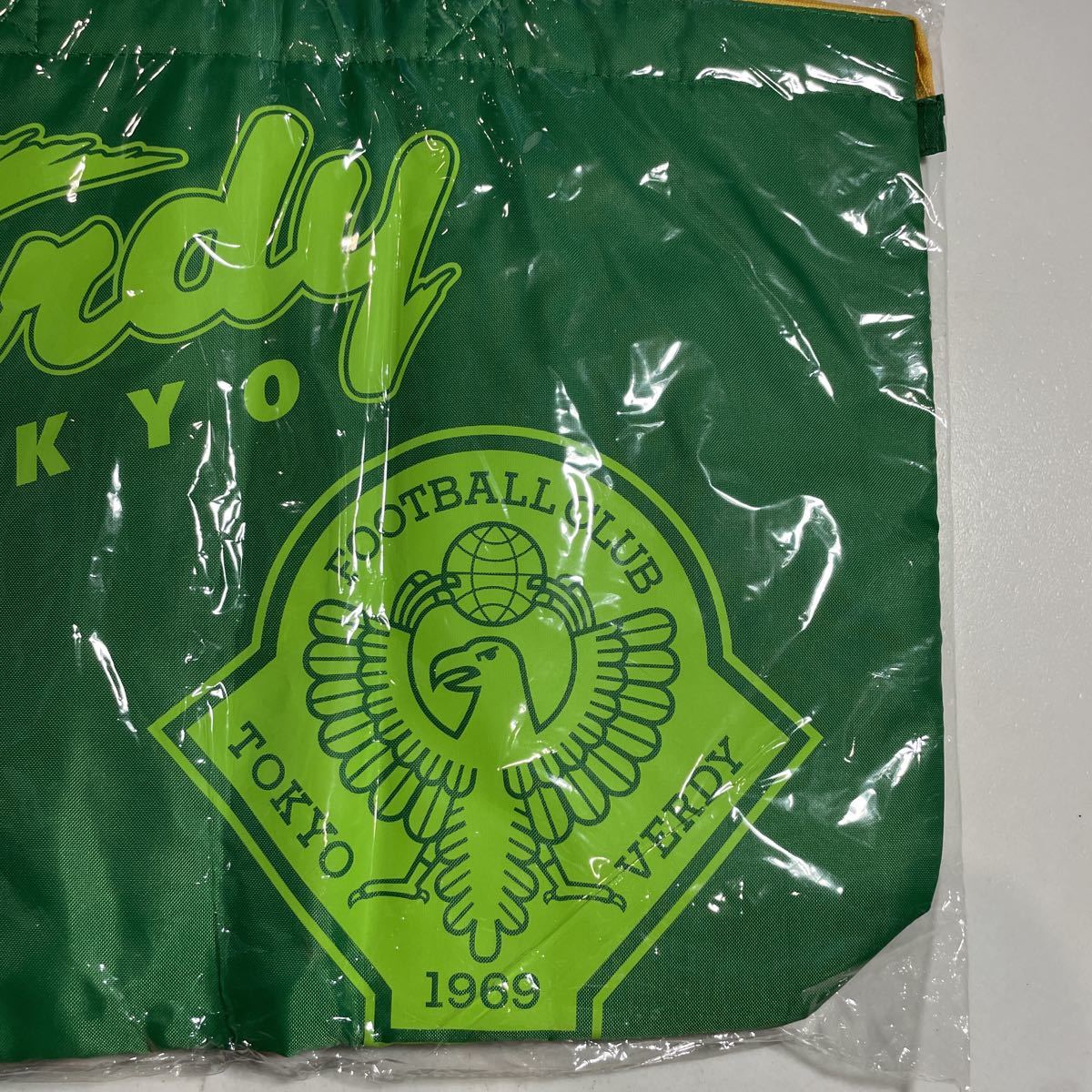  Tokyo ve Rudy 1969 verdy..YOMIURI official official green green cooler,air conditioner tote bag free size unused unopened 