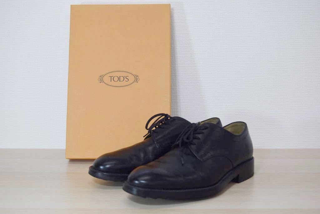 美品 付属品完備】TOD`S トッズ 高級 ビジネスシューズ ドレスシューズ