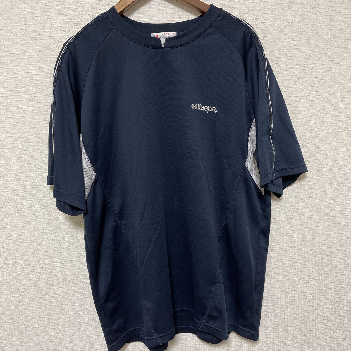 kaepa ケイパ 半袖Tシャツ スポーツウエア LLサイズ 紺色_画像1