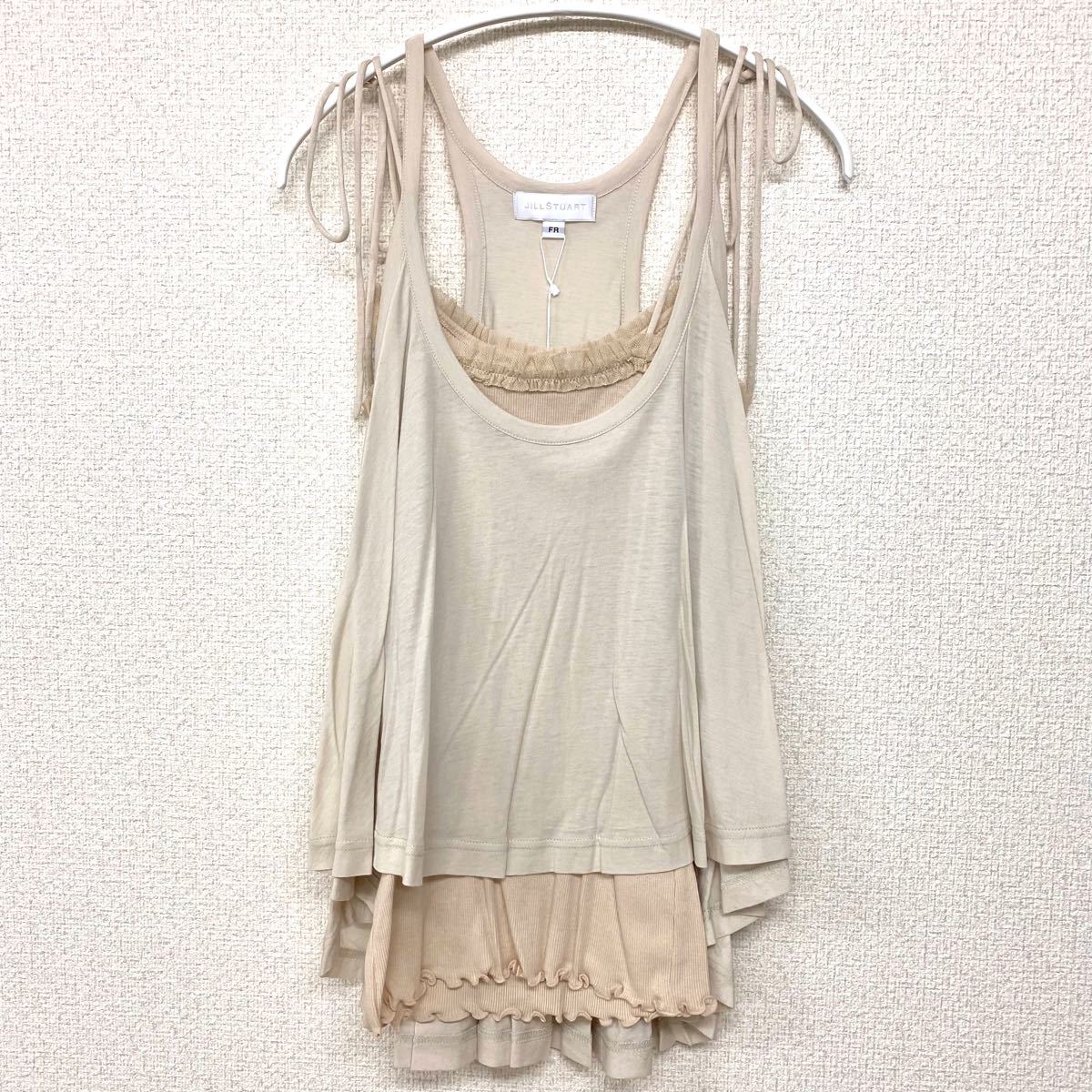 ☆JILL STUART ジルスチュアート☆レイヤードキャミ/FREE/未着用・新品♪