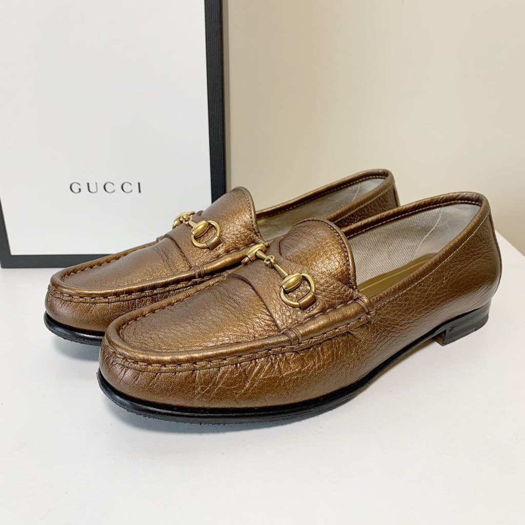 GUCCI ゴールドメタッリク パンプス 36 1/2 グッチ Yahoo!フリマ（旧）-