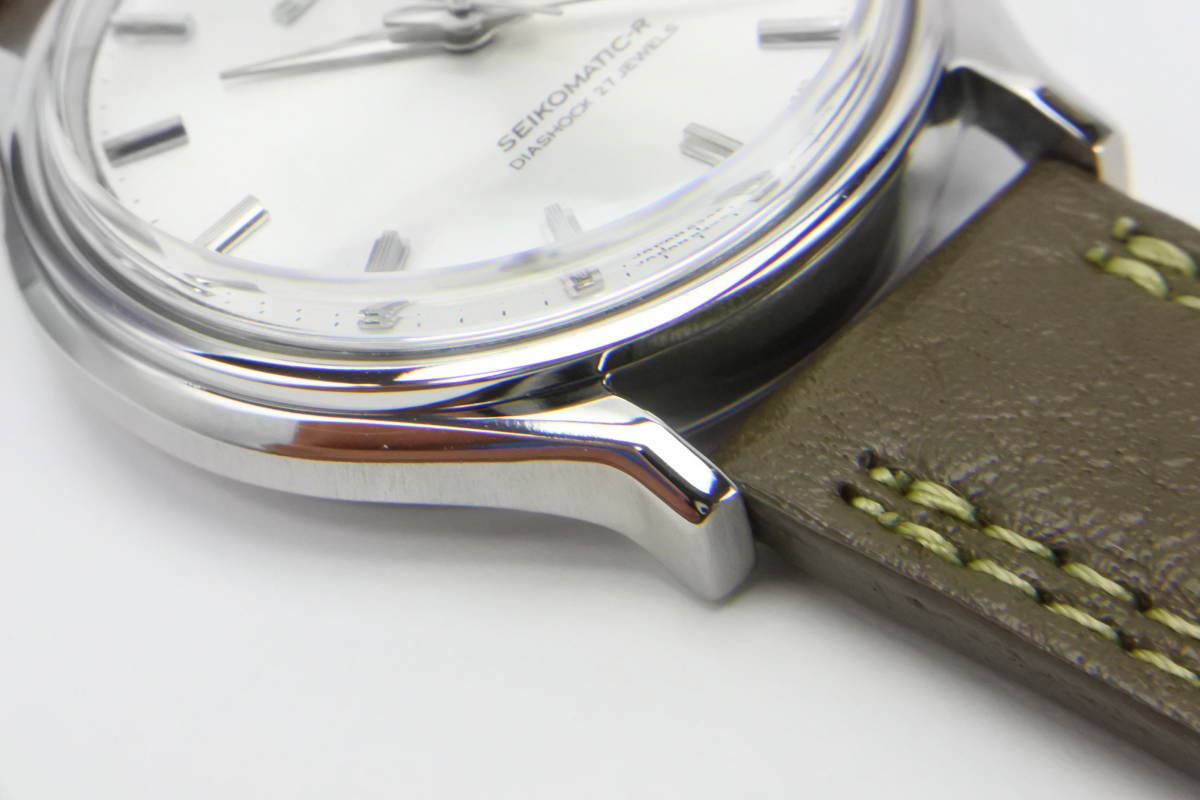 -☆-1966年製SEIKO SEIKOMATIC8346-8000(83セイコー) 27石 自動巻紳士腕時計 純正SEIKOベル 4